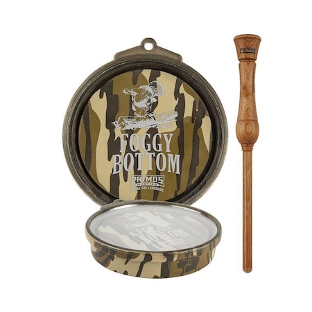 Primos Foggy Bottom Glass Pot Turkey Call, Mossy Oak Bottomland PS2906